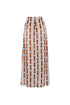 Carlota Satin Silk Maxi Skirt / Horse Reins